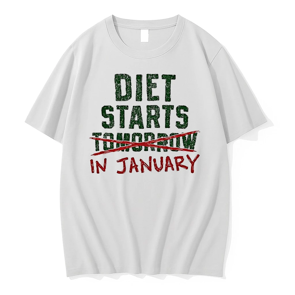 Classic Diet Starts In January Not Tomorrow T Shirts