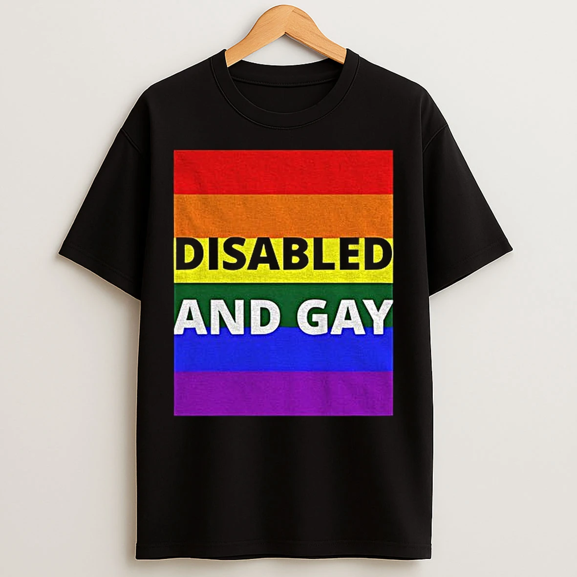 Classic Disabled And Gay Lgbt Pride Month 2025 T Shirts