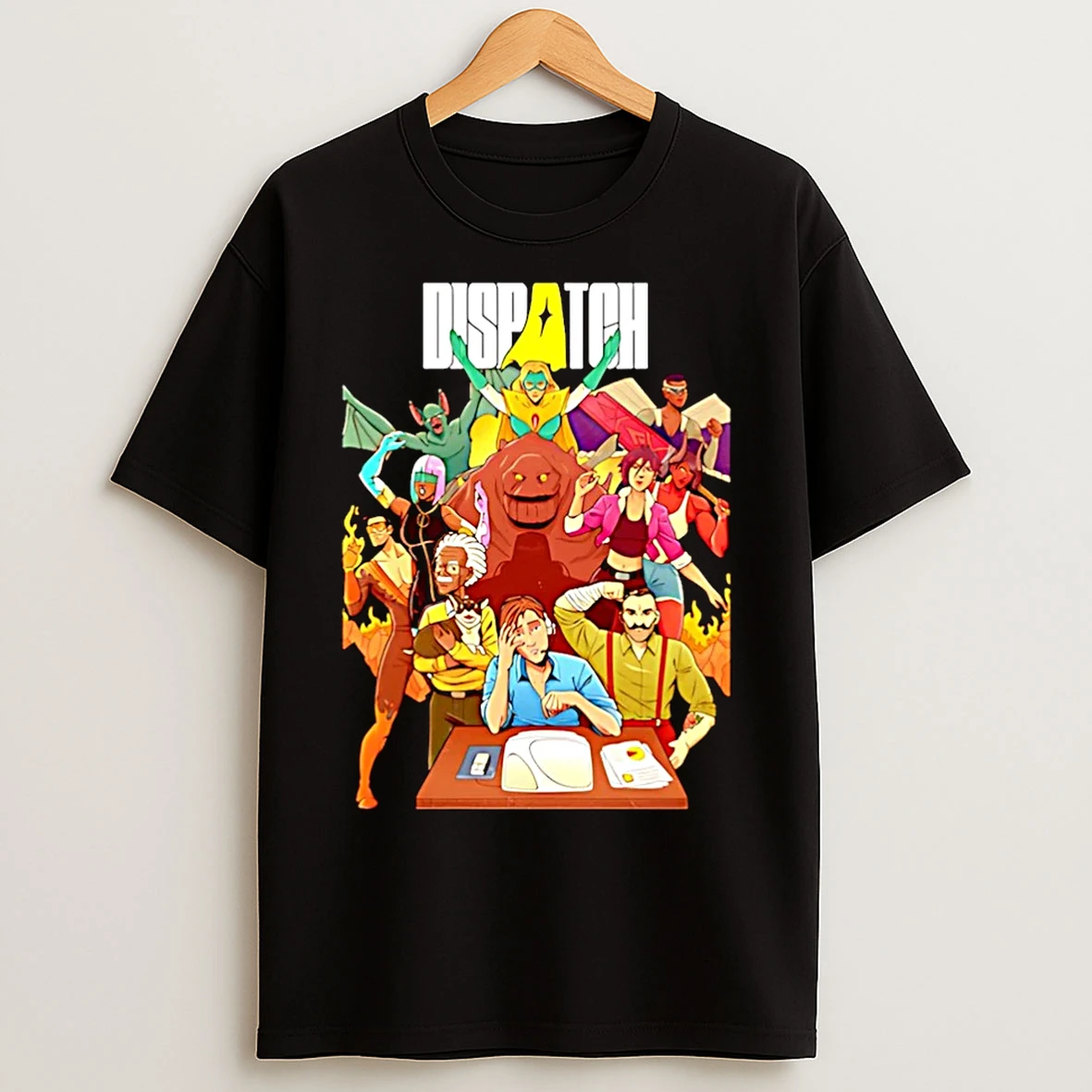 Classic Dispatch Robert Robertson Game Washed Cartoon Christmas T Shirts