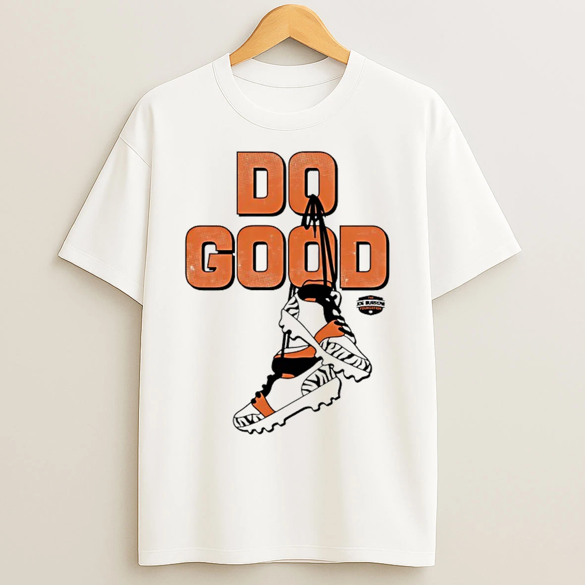 Classic Do Good Hanging Cleats The Joe Burrow Foundation T Shirts