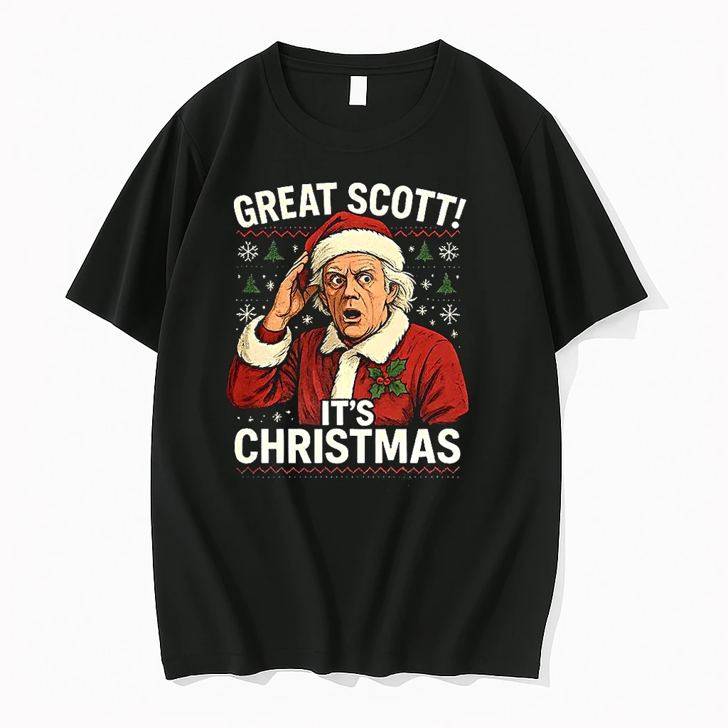 Classic Doc Back To The Future Great Scott Its Christmas T Shirts