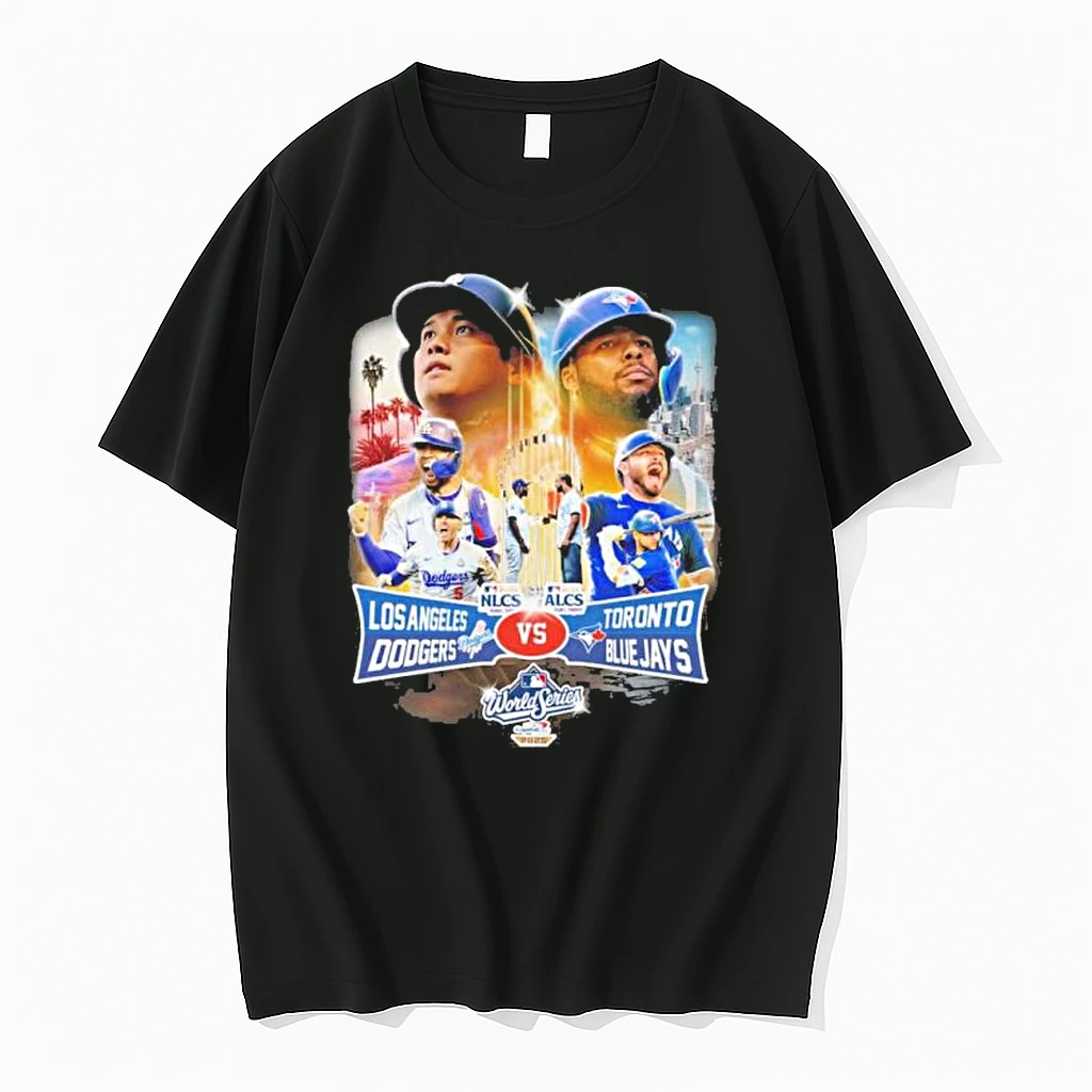 Classic Dodgers Vs Blue Jays Ws 2025 Matchup Player T Shirts