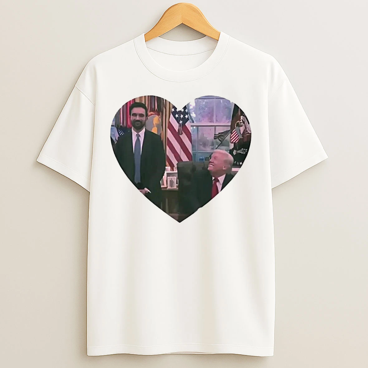 Classic Donald Trump Likes Zohran Mamdani Heart 2025 T Shirts
