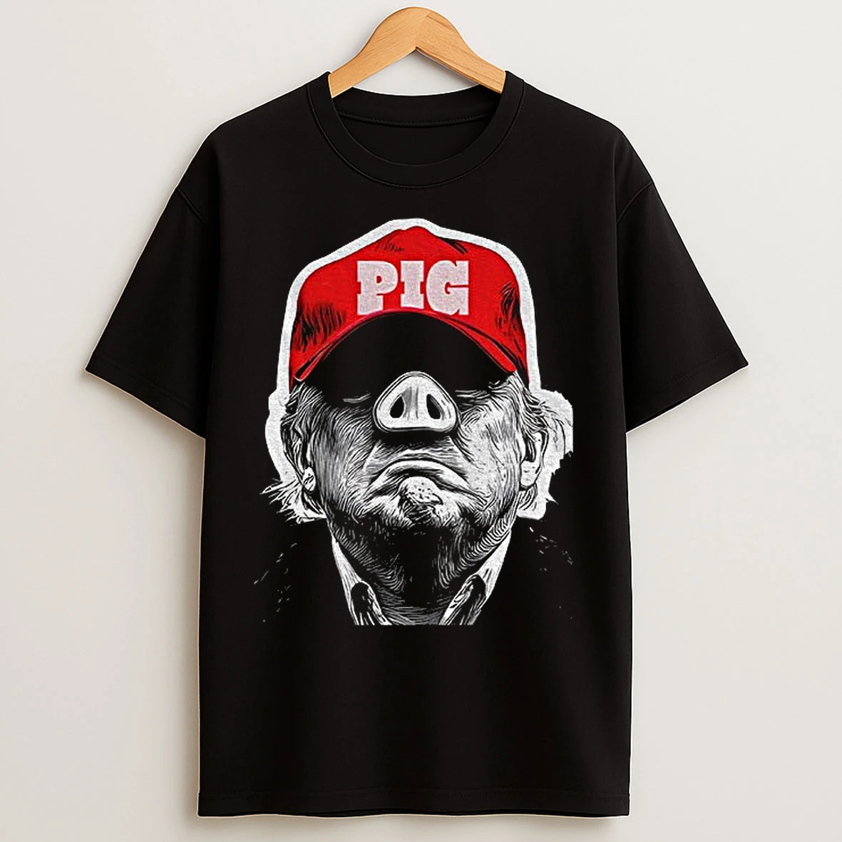 Classic Donald Trump Pig Donnie The Liar In Chief Exposed Funny Meme T Shirts