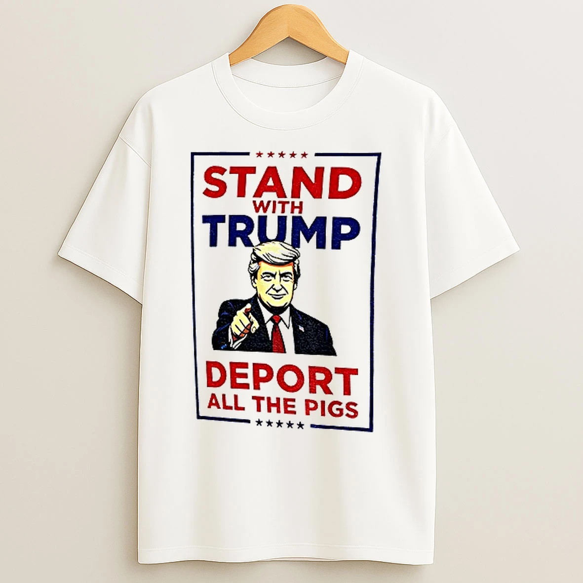 Classic Donald Trump Quiet Piggy Resist American Funny Meme T Shirts