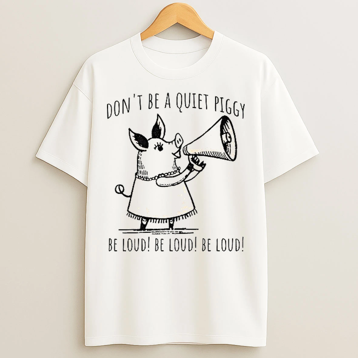 Classic Donald Trump Quiet Piggy Resist Fascism Anti Trump Anti Fascism Anti Maga Protest Political T Shirts