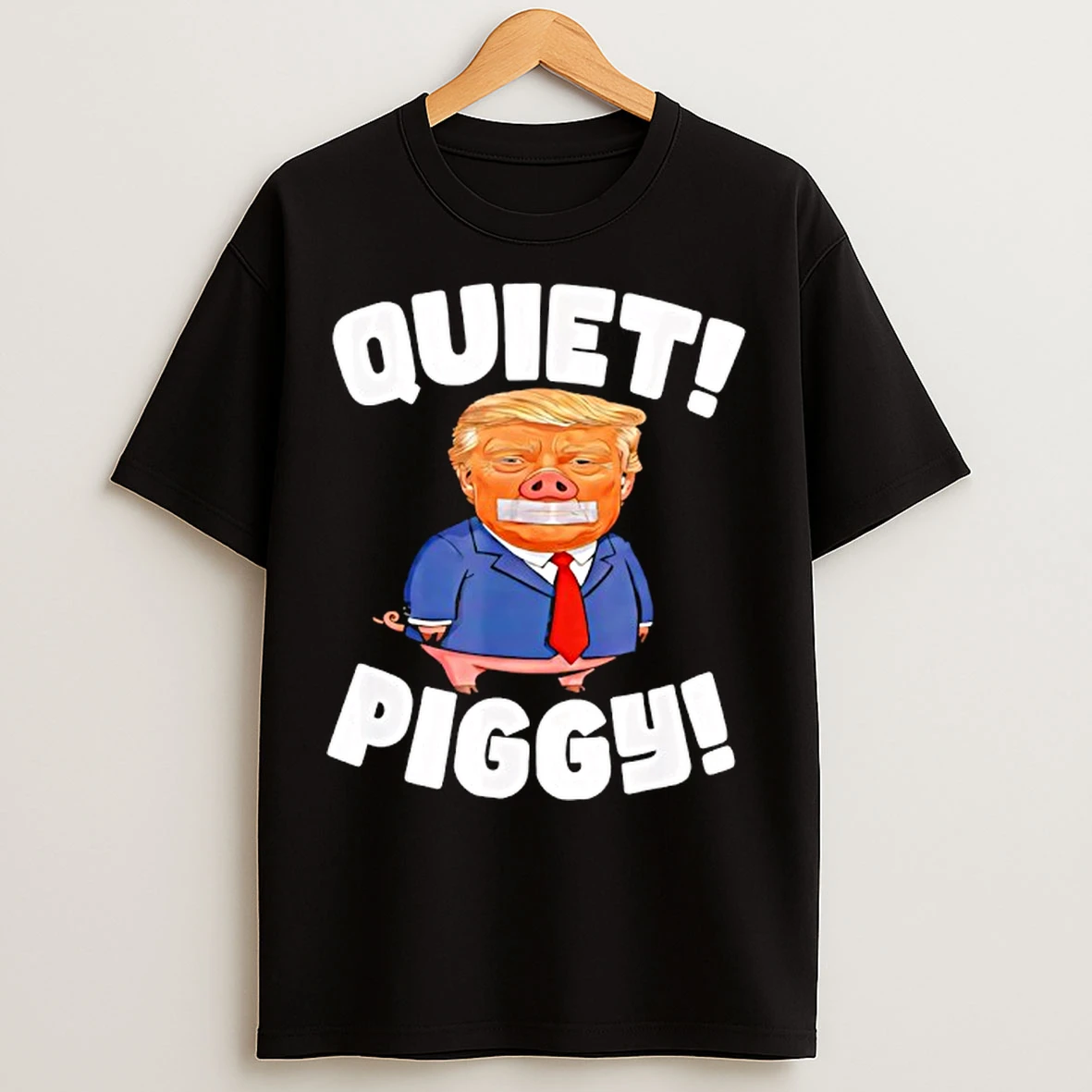 Classic Donald Trump Quiet Piggy Vintage T Shirts