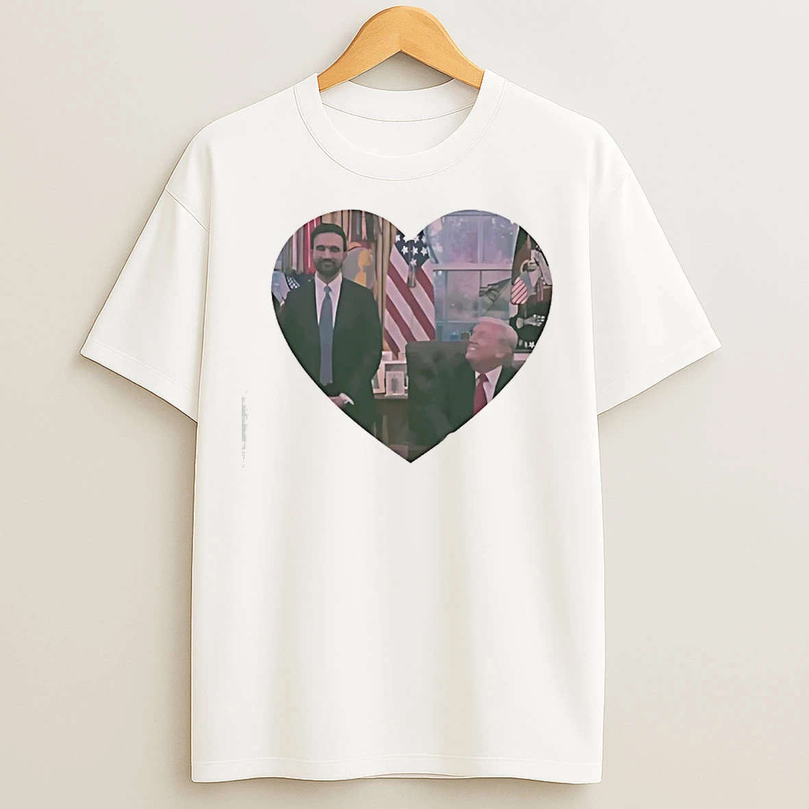 Classic Donald Trump Likes Zohran Mamdani Heart Love T Shirts