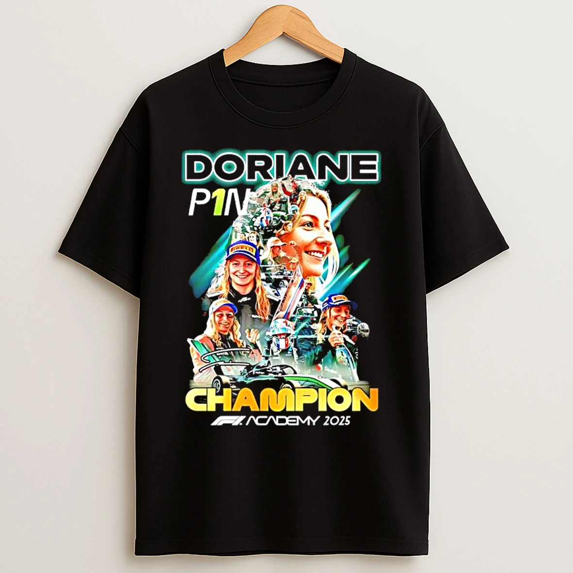 Classic Doriane P1n Champion F1 Academy 2025 T Shirts