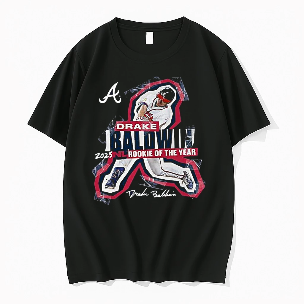 Classic Drake Baldwin Atlanta Braves 2025 National League Rookie Of The Year T Shirts