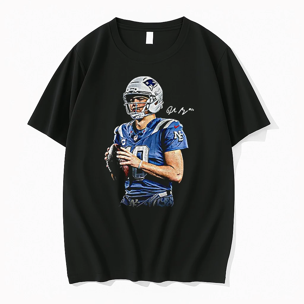 Classic Drake Maye New England Patriots Nfl Football New Era Signature T Shirts