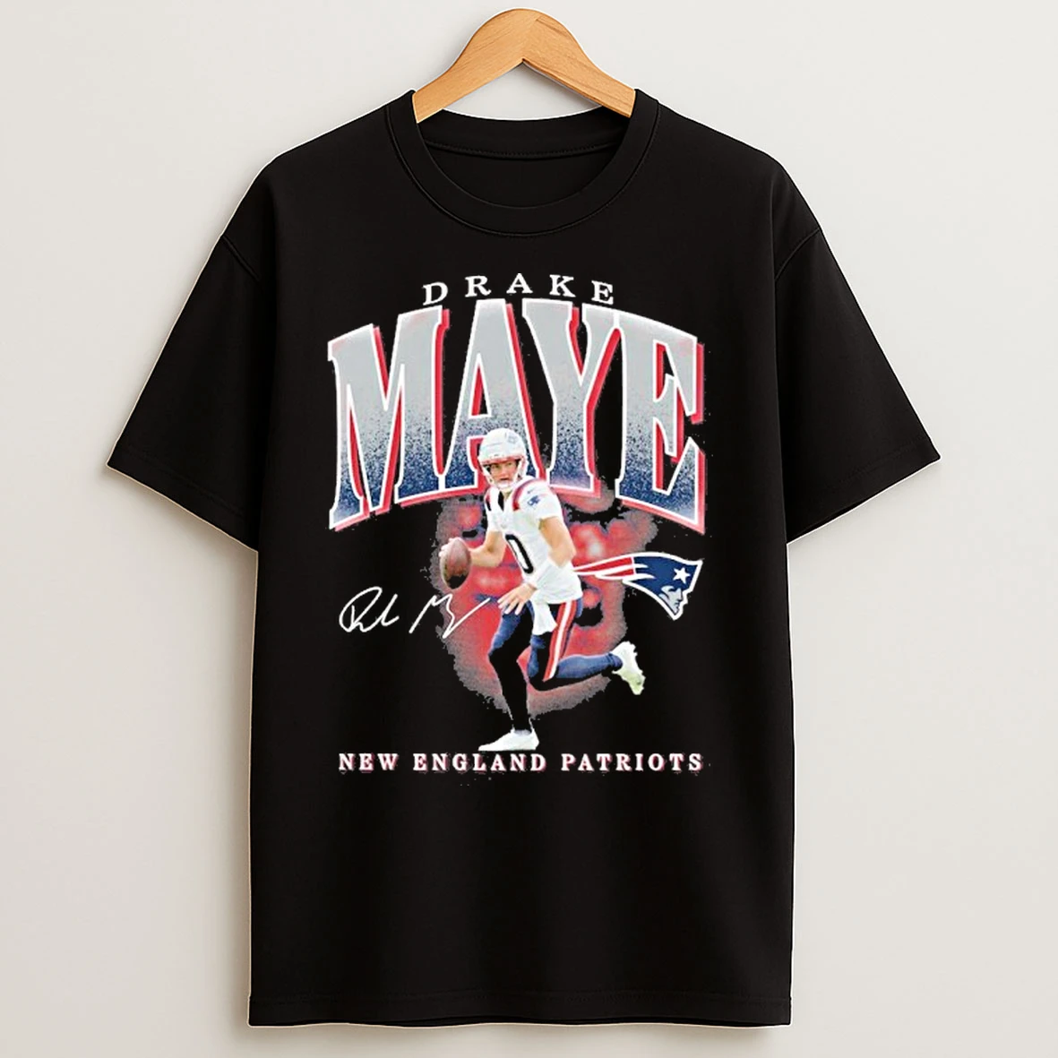 Classic Drake Maye New England Patriots Player Hype T Shirts