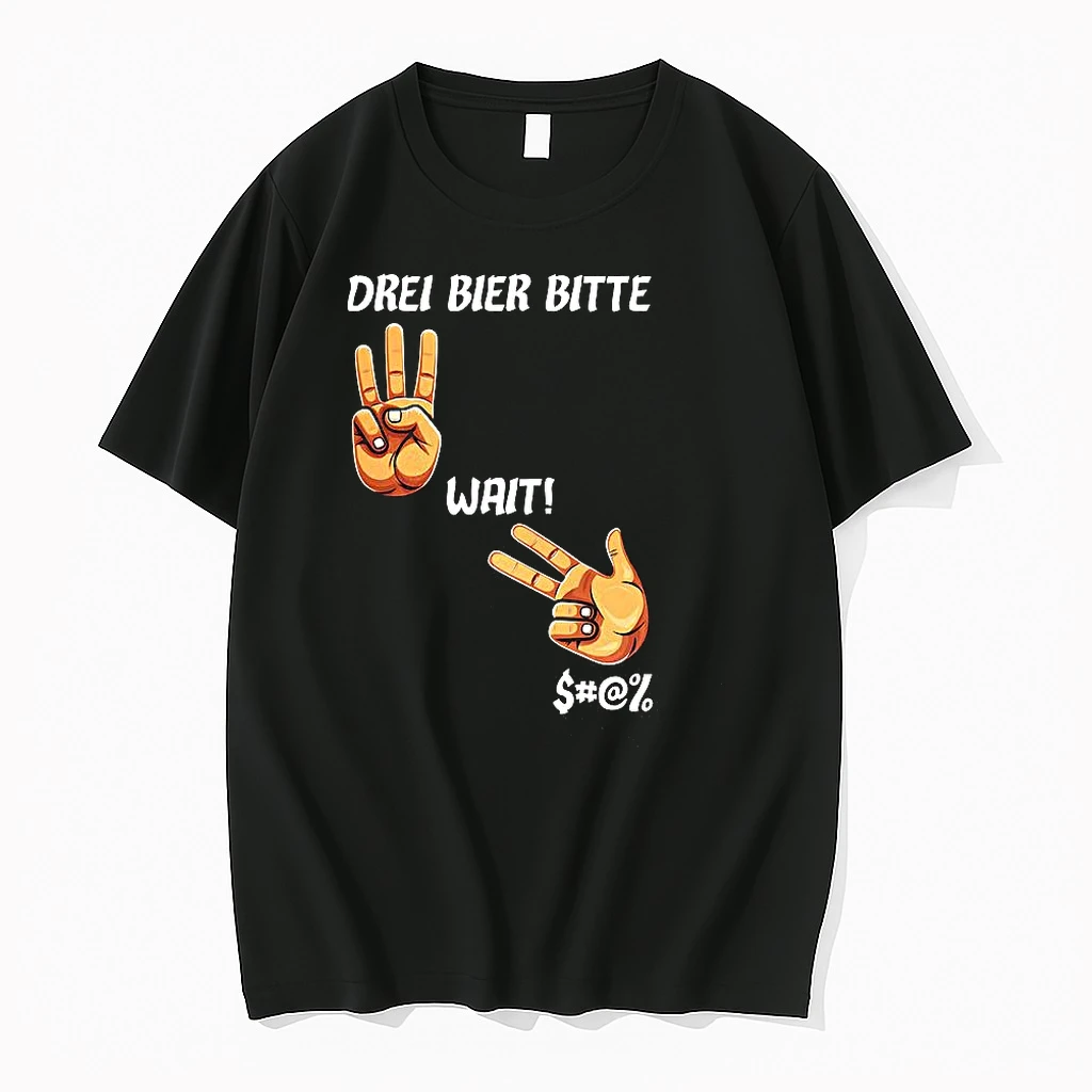 Classic Drei Bier Bitte 3 Wait 3 Beers T Shirts