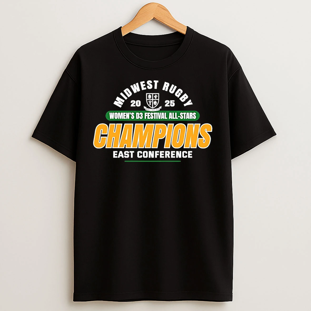 Classic East Conference 2025 Midwest Rugby Womens D3 Festival All Star Champions T Shirts