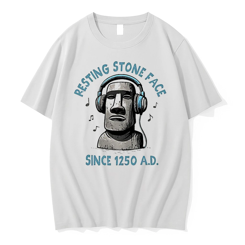 Classic Easter Island Resting Stone Face Since 1250 Ad T Shirts