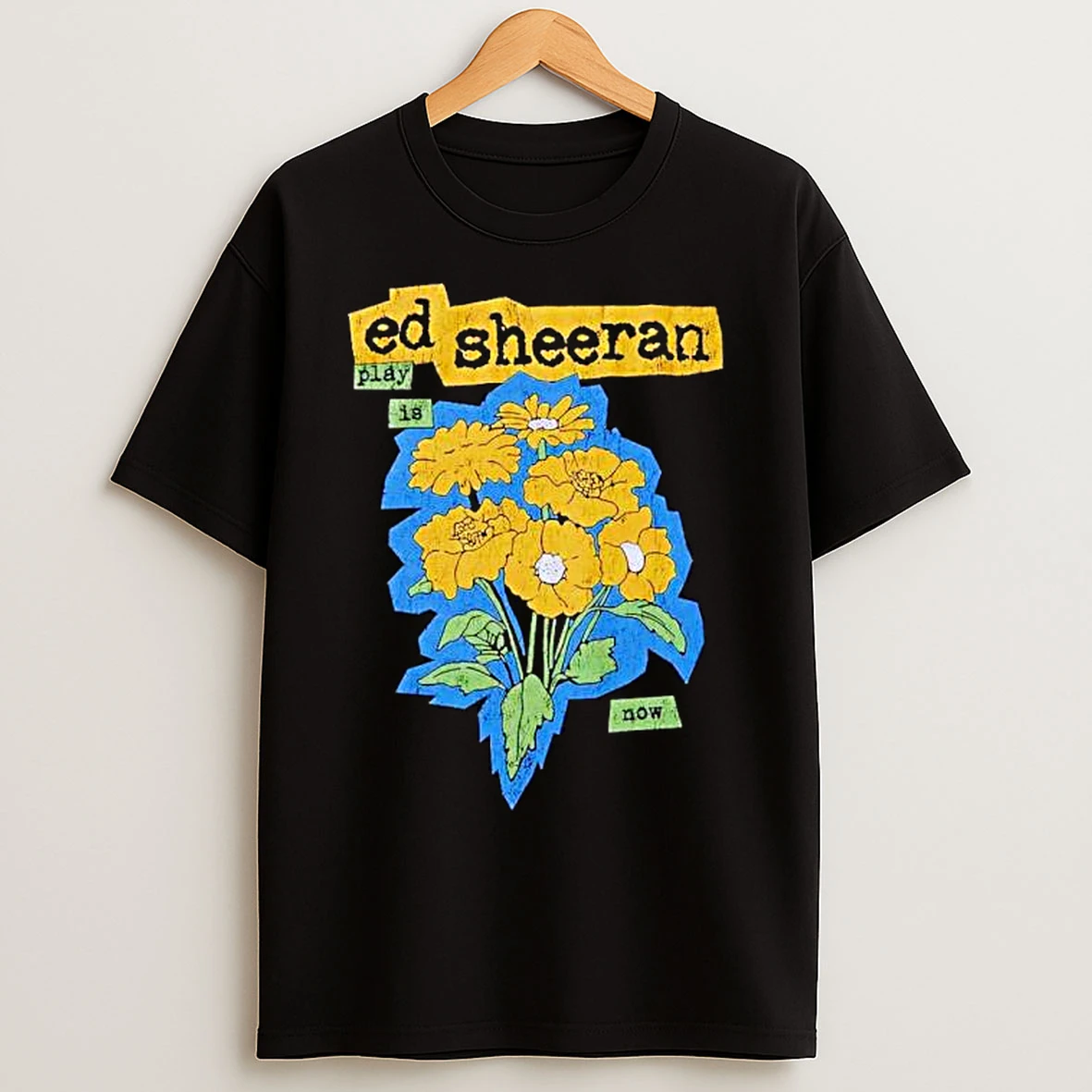 Classic Ed Sheeran Play Flowers Ornaments T Shirts
