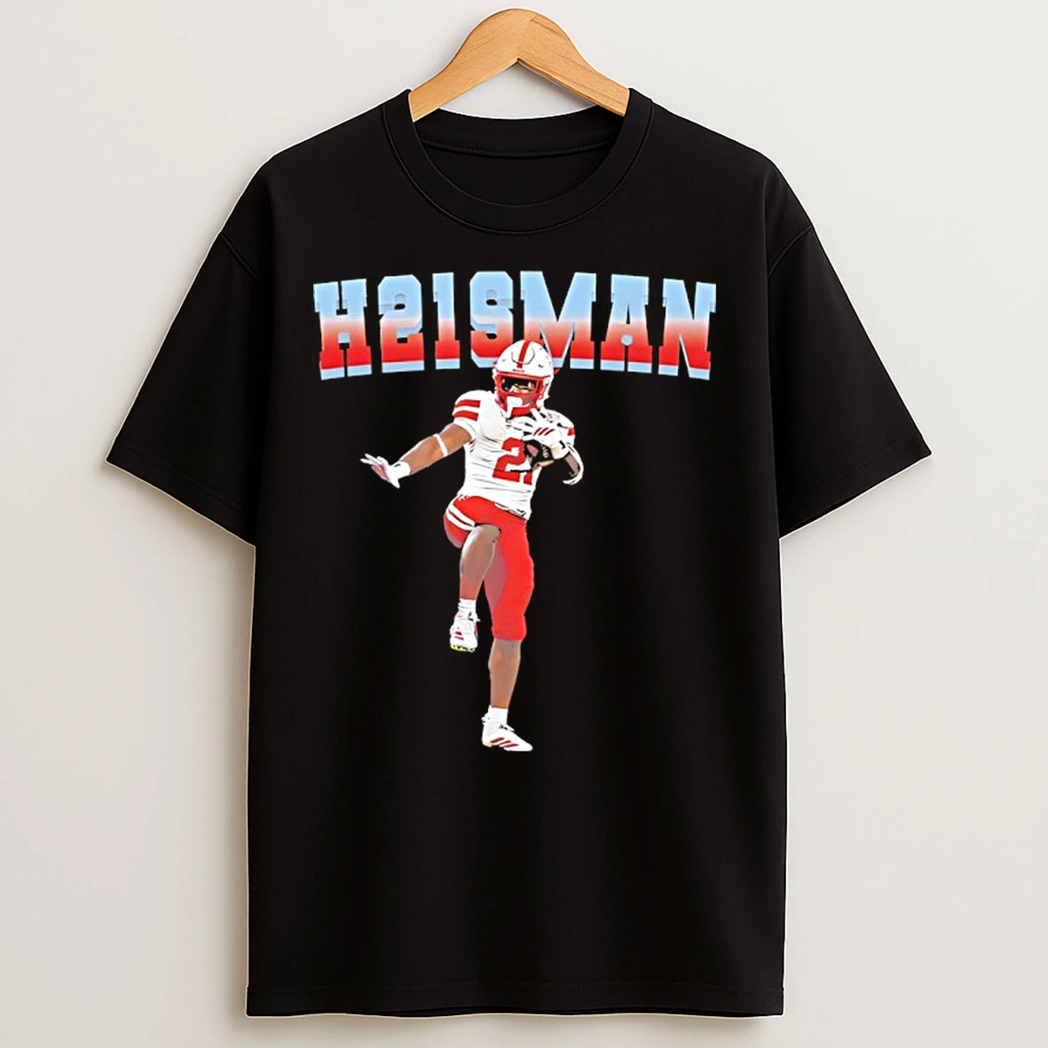 Classic Emmett Johnson H21sman Nebraska Cornhuskers Football T Shirts