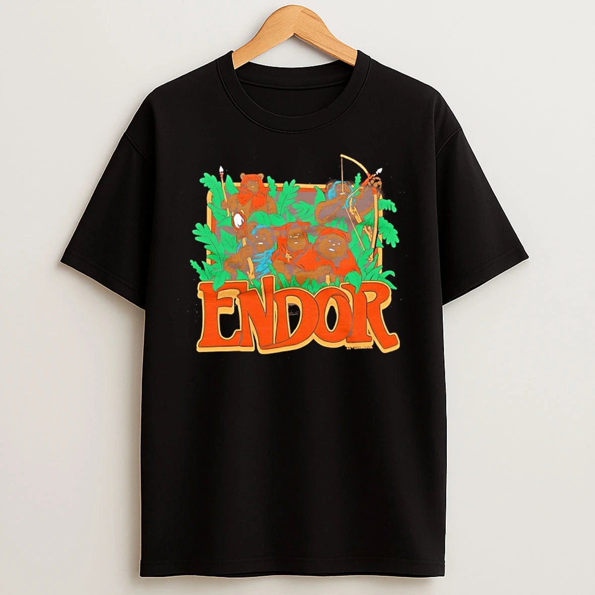 Classic Endor Fierce Tribal People Star Wars T Shirts