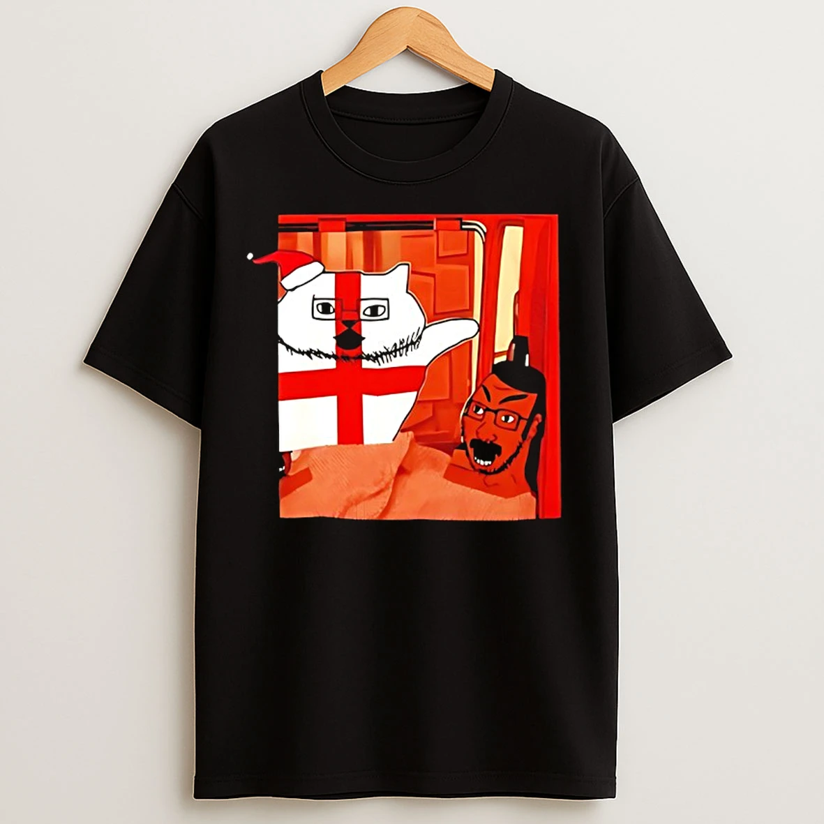 Classic England Cat Cal Clear Them Out Cat Christmas Memem T Shirts