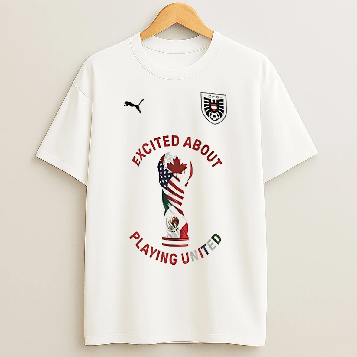 Classic Excited About Playing United Football T Shirts