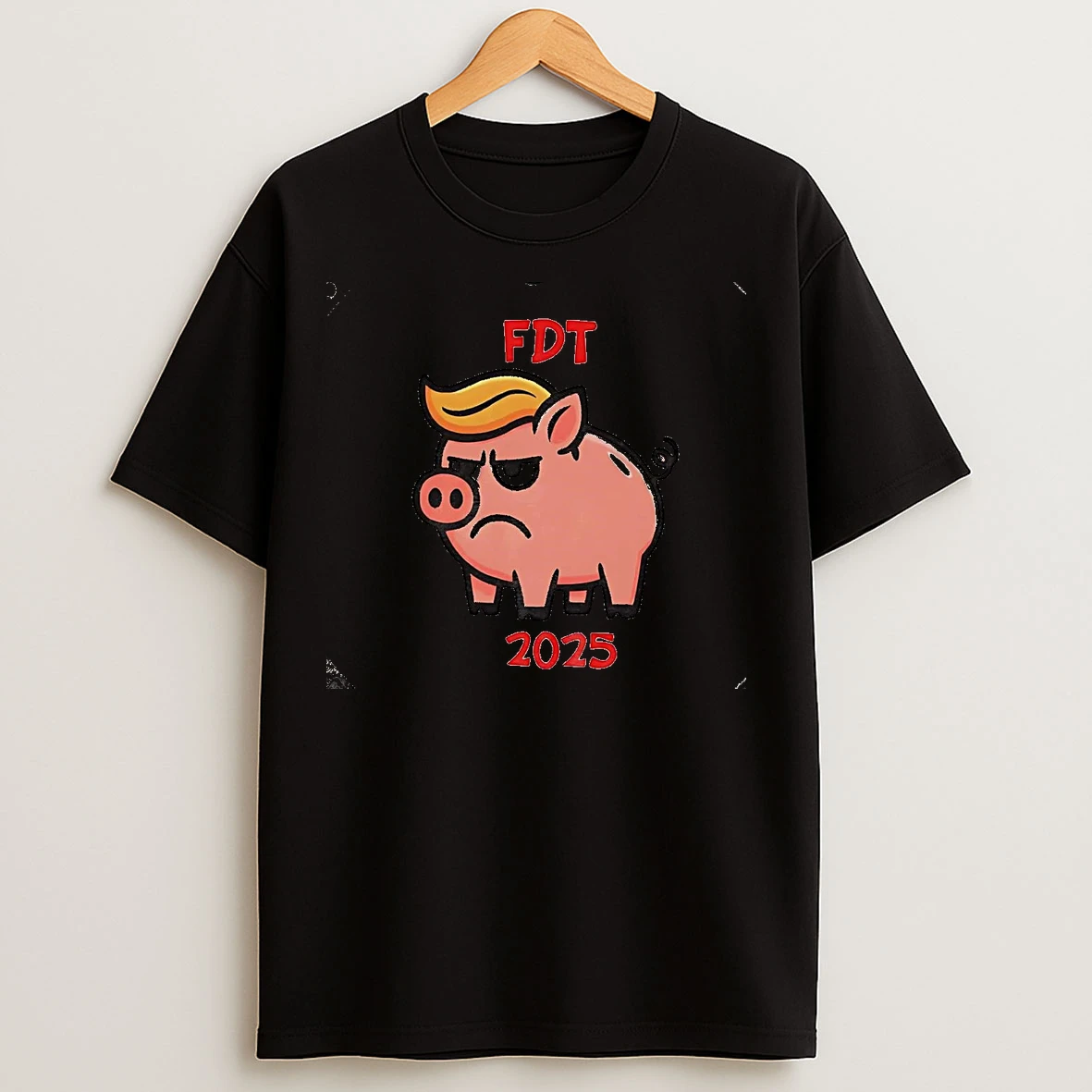 Classic Fdt Quiet Piggy 2025 Anti Trump Christmas Christmas T Shirts
