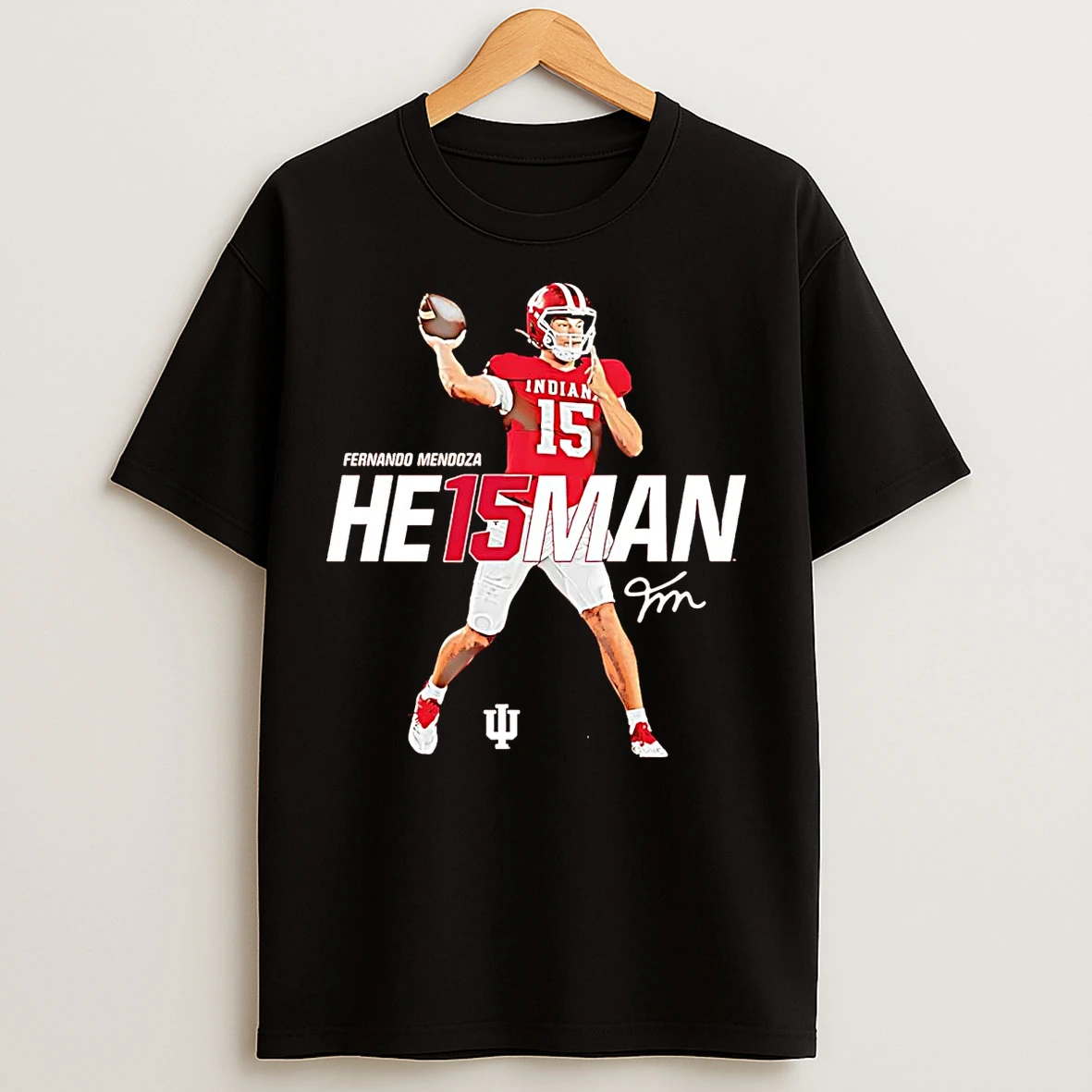 Classic Fernando Mendoza He15man Heisman Indiana Hoosiers T Shirts