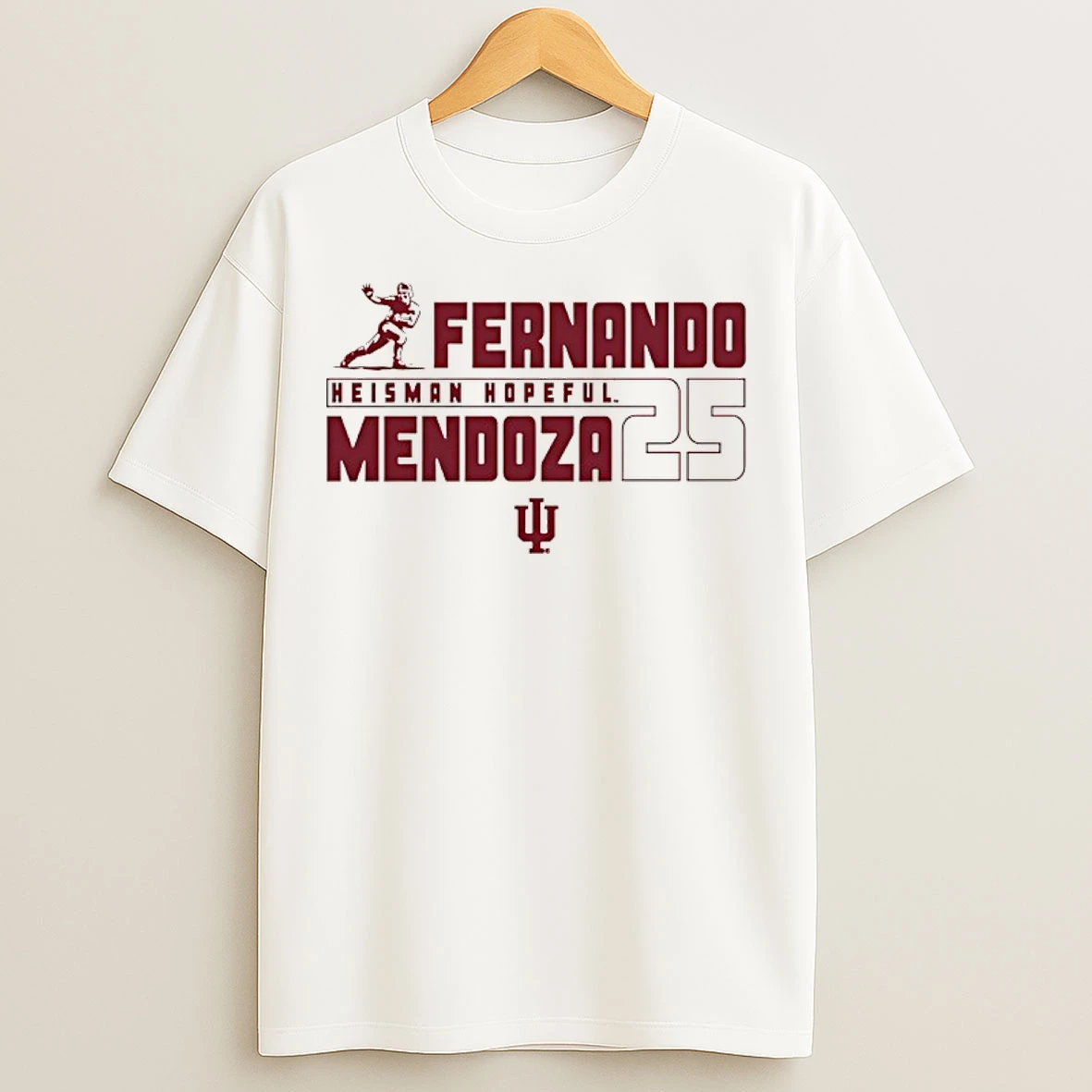Classic Fernando Mendoza Indiana Hoosiers 25 Heisman Hopeful T Shirts