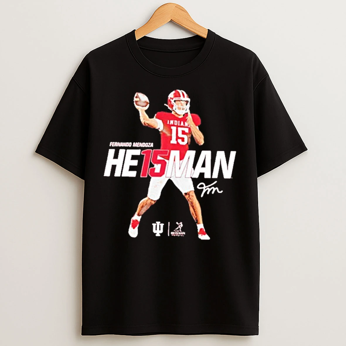 Classic Fernando Mendoza Indiana Hoosiers Heisman Stance T Shirts
