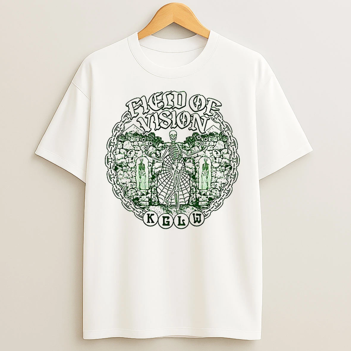Classic Field Of Vision King Gizzard The Lizard Wizard Kglw Skeleton T Shirts