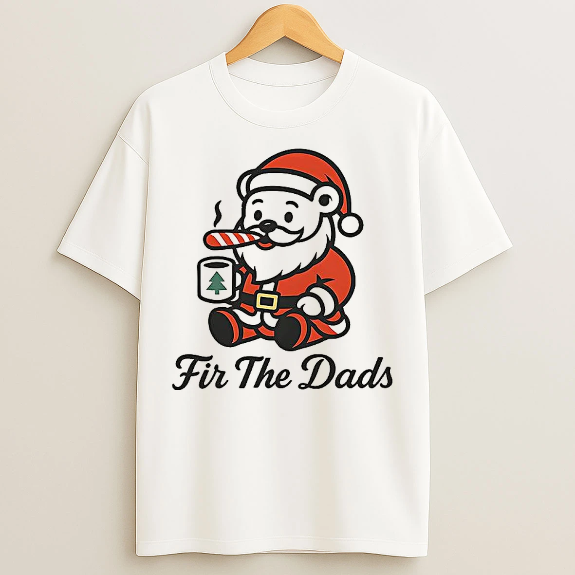 Classic Fir The Dads Santa Bear Christmas T Shirts