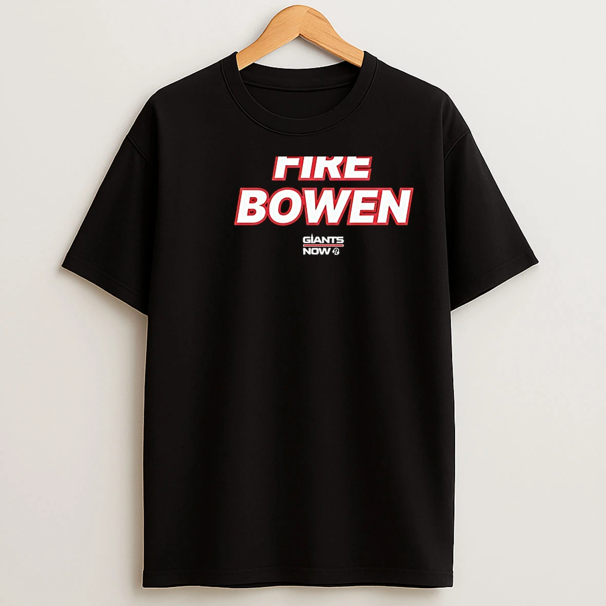 Classic Fire Bowen New York Giants T Shirts