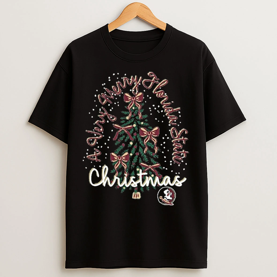 Classic Florida State Seminoles Christmas Tree Holiday T Shirts