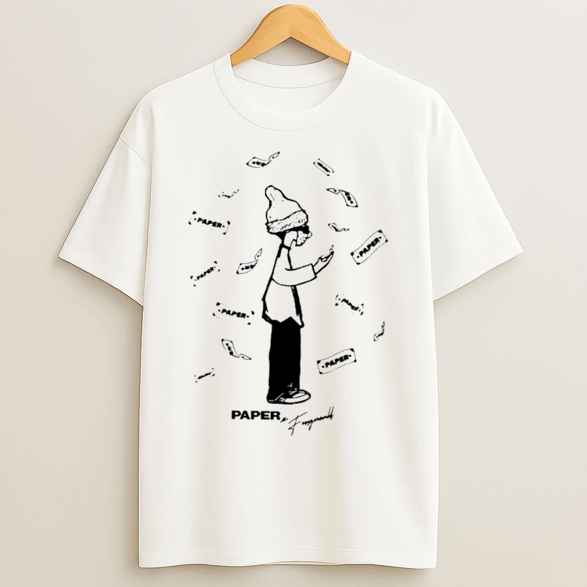 Classic Foos Get Paper T Shirts