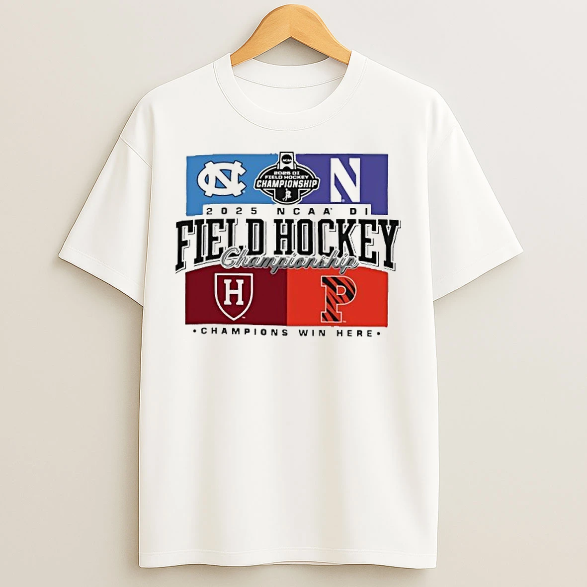 Classic Four Teams 2025 Ncaa Division I Field Hockey Championship T Shirts