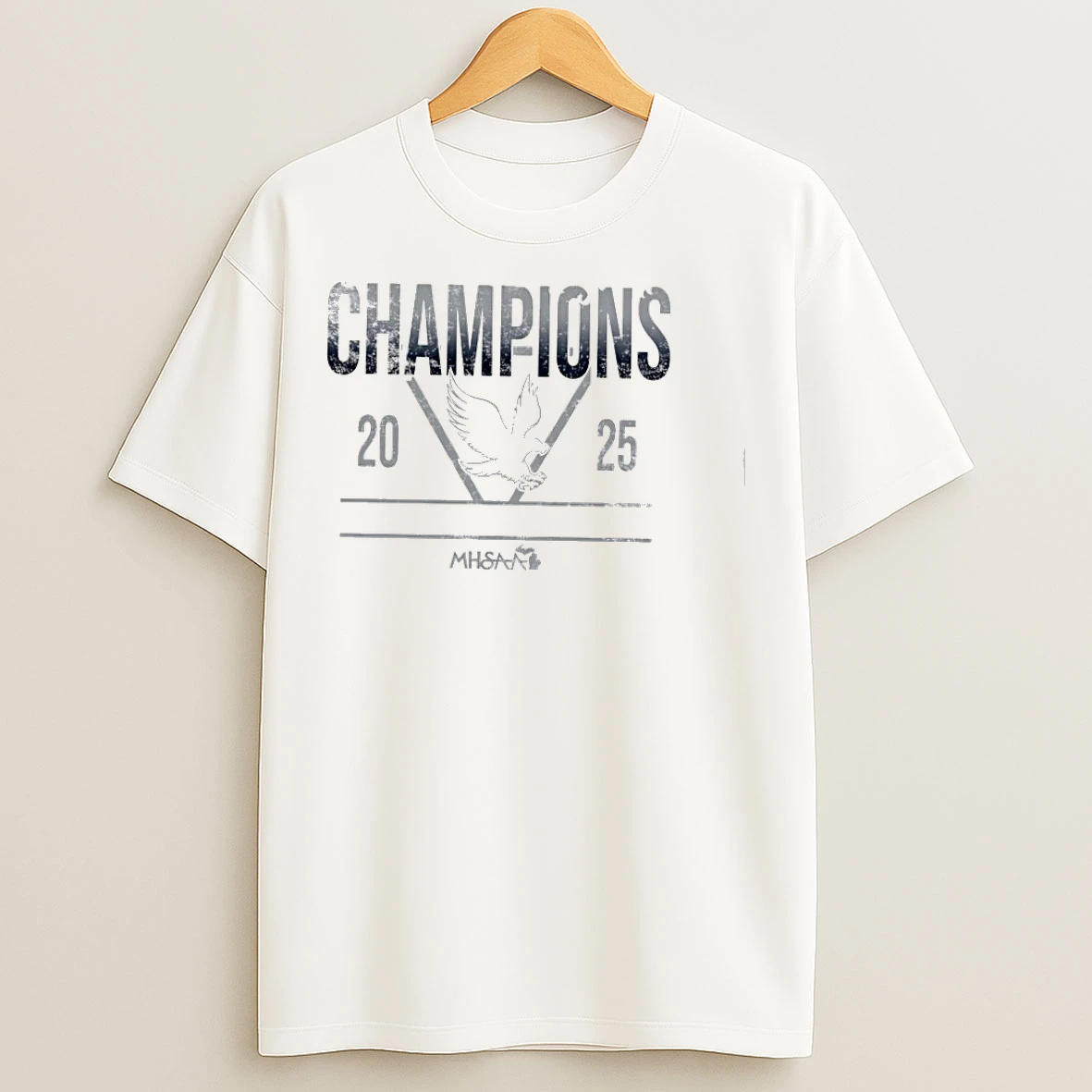 Classic Fowler Eagles 2025 Mhsaa Volleyball Division 4 Champions T Shirts