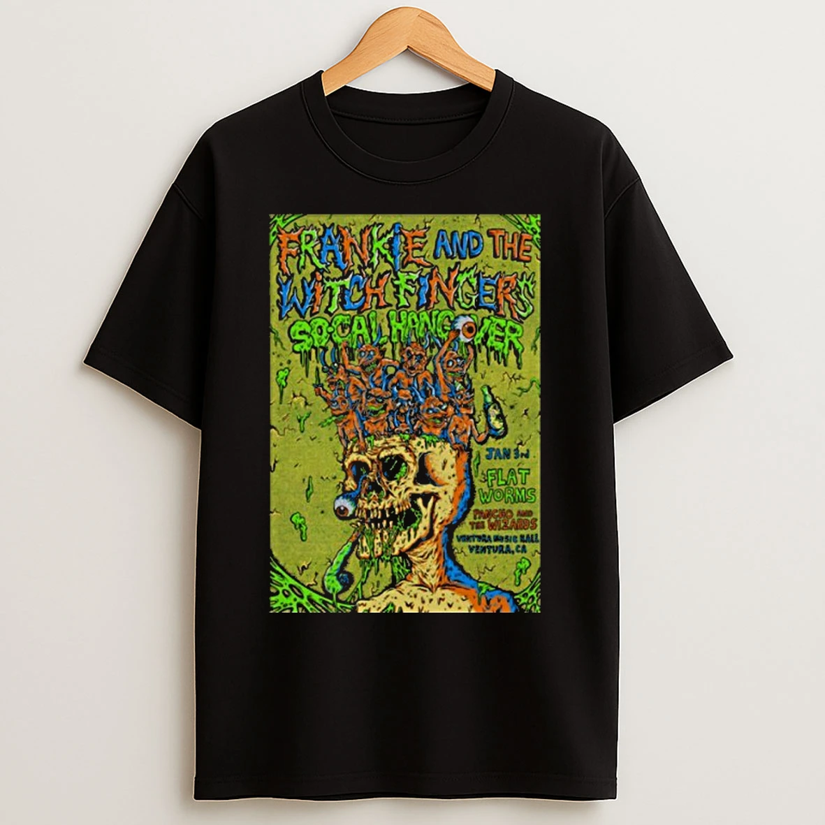 Classic Frankie And The Witch Finger Jan 3 2026 Ventura Music Hall Reserved In Ventura Ca T Shirts