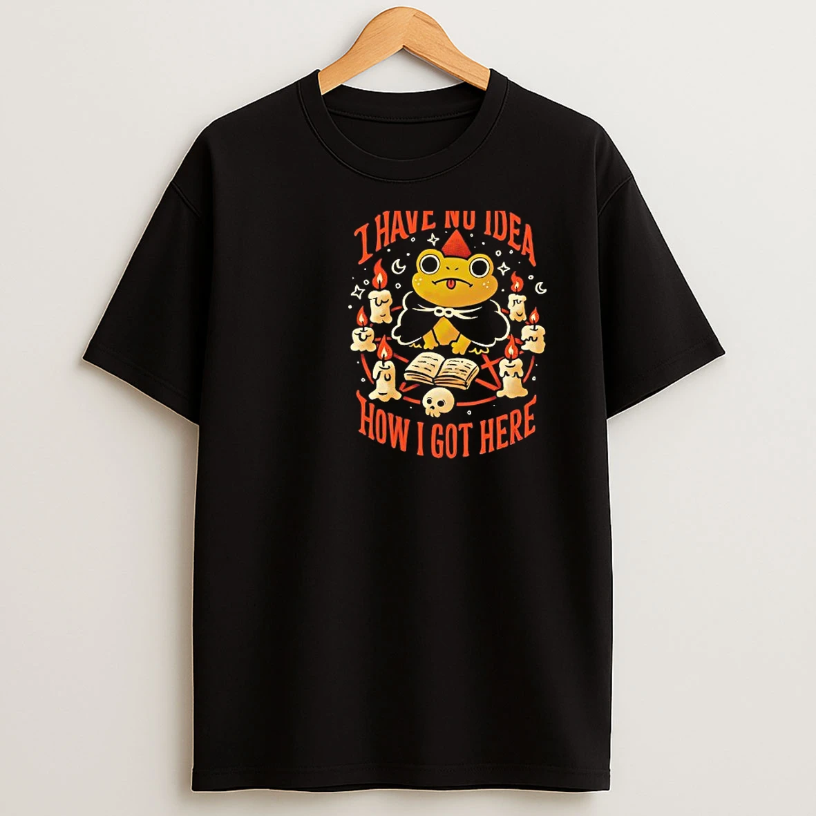 Classic Frog I Have No Idea How Got Here T Shirts