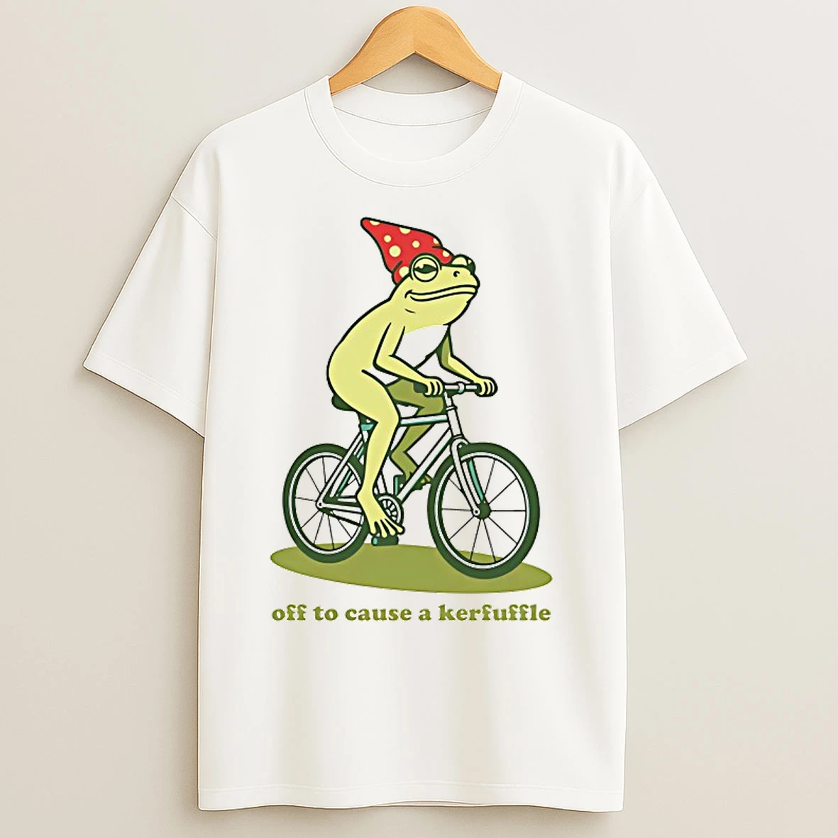 Classic Frog Off To Cause A Kerfuffle T Shirts
