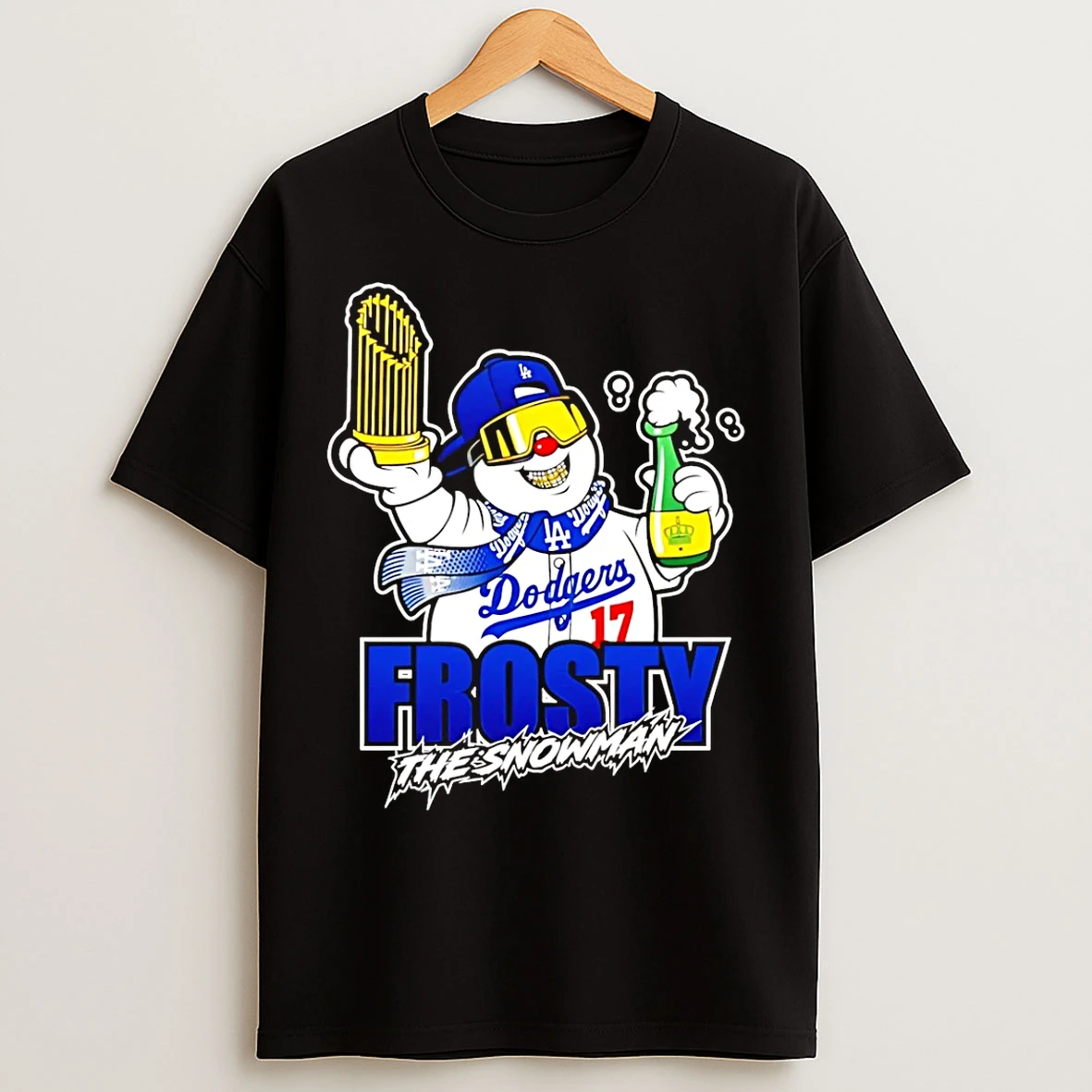 Classic Frosty The Snowman La Dodgers Champions 2025 T Shirts
