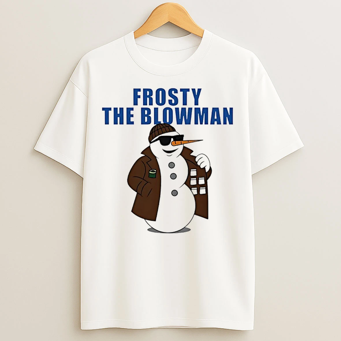 Classic Frosty The Blowman Christmas Snowman T Shirts