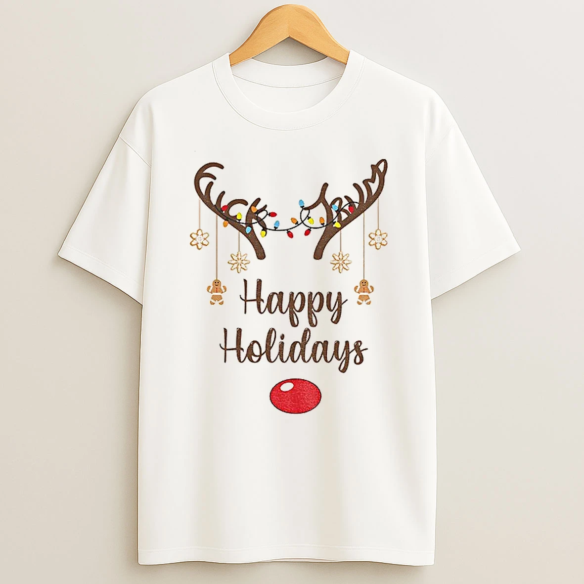 Classic Fuck Trump Reindeer Happy Holidays Anti Trump Christmas T Shirts