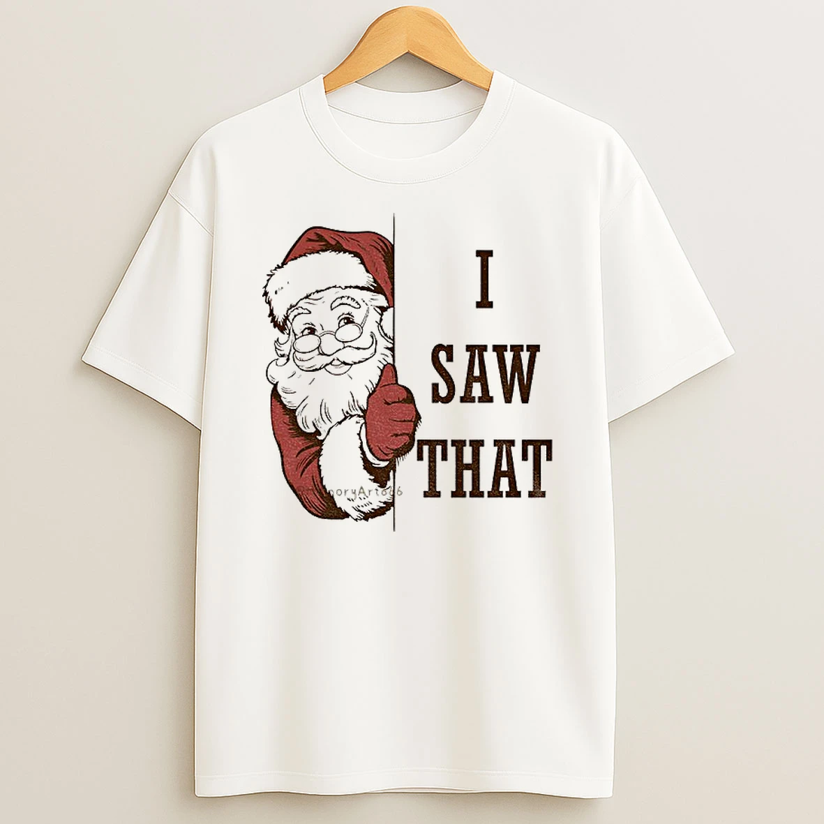 Classic Funny Retro Santa You Aint Gettin Shit Christmas T Shirts