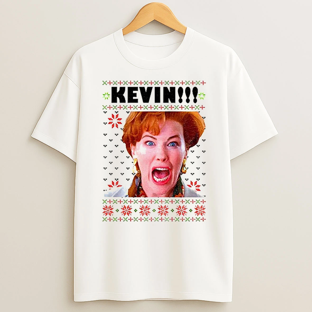 Classic Funny Ugly Christmas Jumper Kate Mccallister Kevin Scream T Shirts