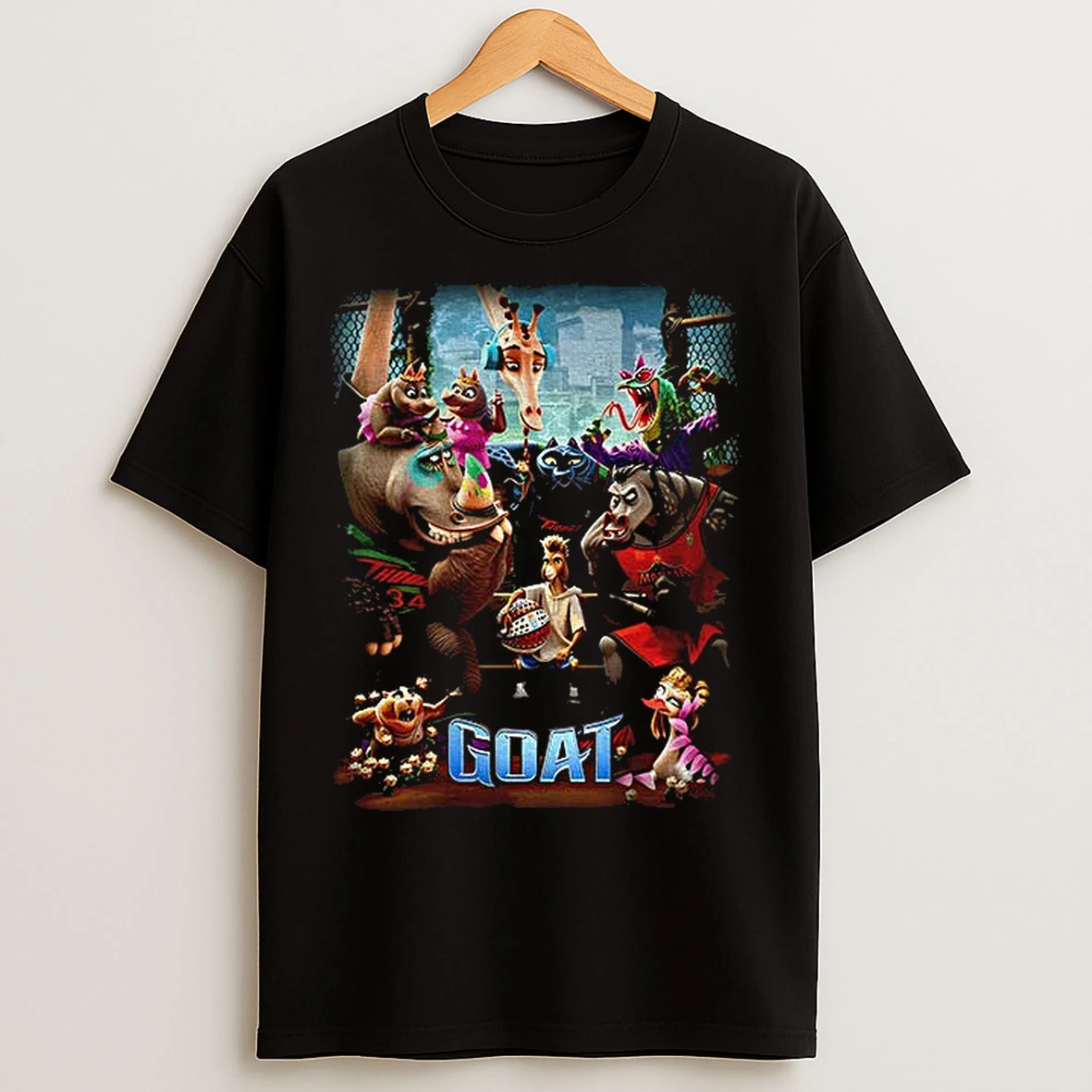 Classic Goat Greatest Of All Time Cartoon T Shirts