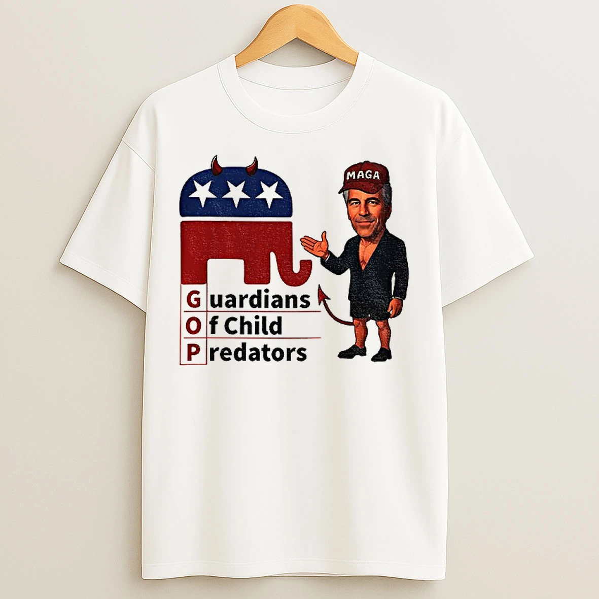 Classic Gop Actually Means Guardians Of Child Predators Anti Maga Anti Trump T Shirts