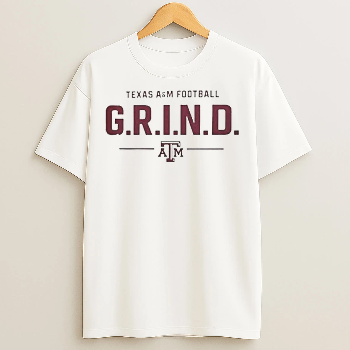 Classic Grind Coach Mike Texas Am Aggies T Shirts