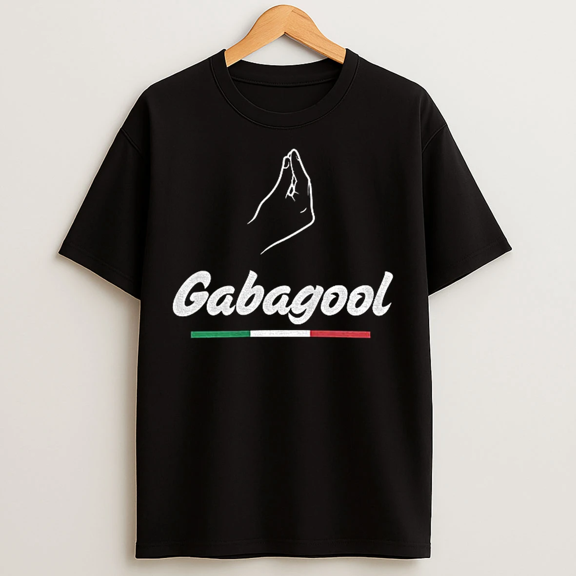 Classic Gabagool Italian American Pride Flag T Shirts