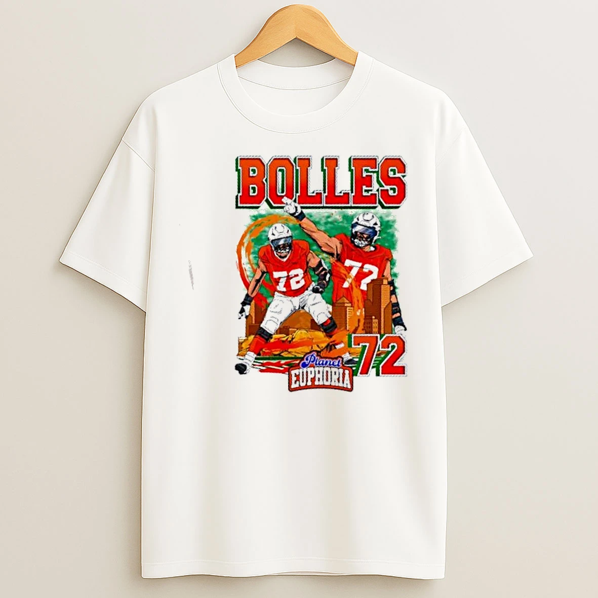 Classic Garett Bolles Denver Broncos Football City Graphic T Shirts