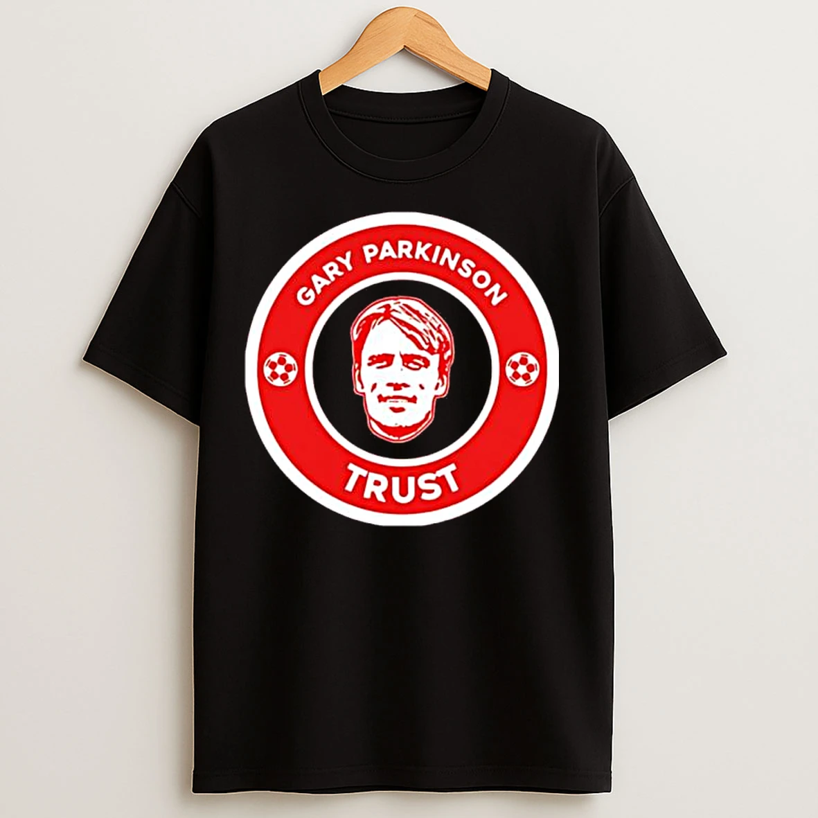 Classic Gary Parkinson Trust Blackpool Fc Big Face T Shirts