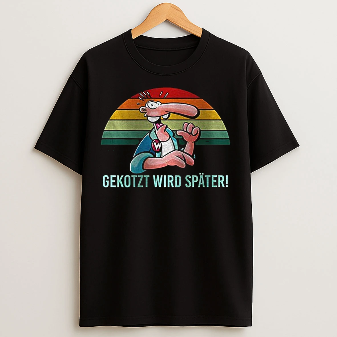 Classic Gekotzt Wird Spater Vintage T Shirts